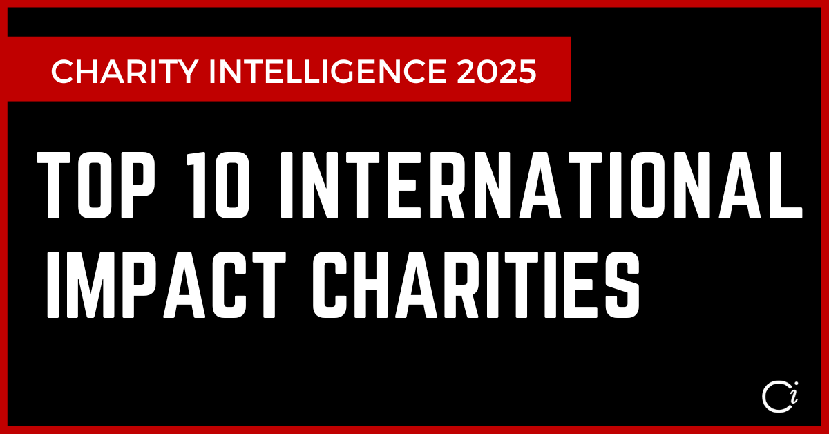 2025 Top International Impact Charities