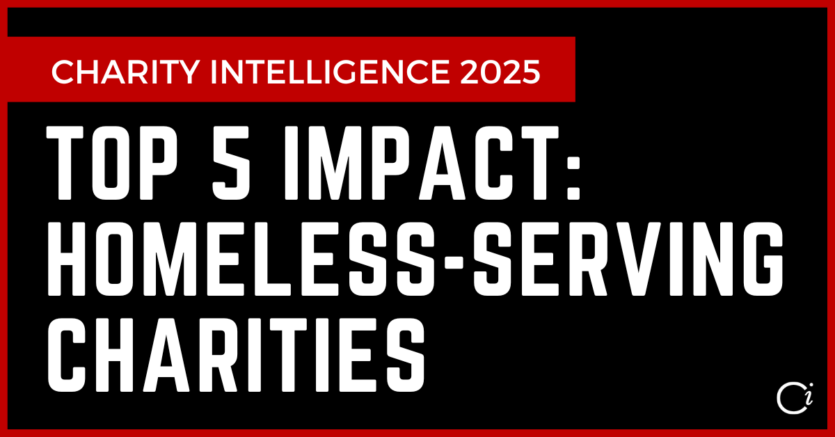 2025 Top Homeless Impact Charities